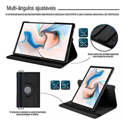 Imagem de kit Capa Giratória Para Tablet Samsung A9 11 + Teclado e Mouse