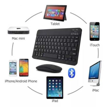 Imagem de kit Capa Giratória Para Tablet Samsung A9 11 + Teclado e Mouse