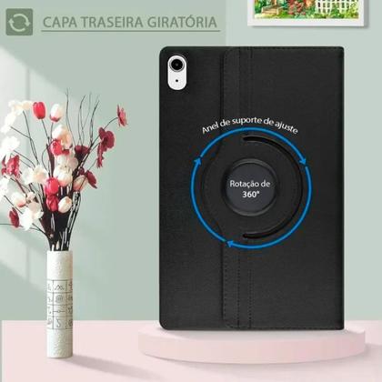 Imagem de Kit Capa Giratória Tablet Galaxy A11 SMX133 X135 Pelicula Caneta touch