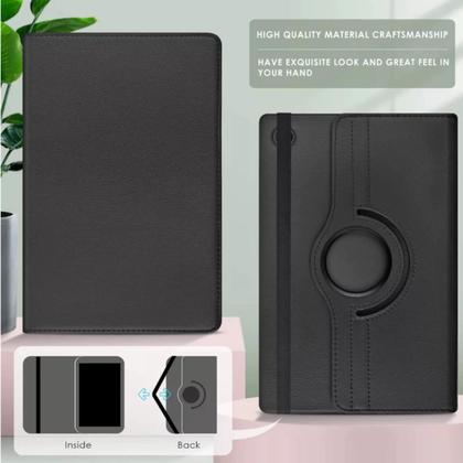 Imagem de Kit Capa Giratória Tablet Galaxy A11 SMX133 X135 Pelicula Caneta touch