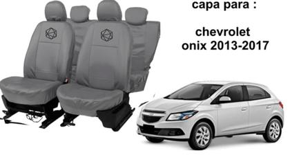 Imagem de Kit capa Ônix 13-17 couro + limpador e capa reforçada