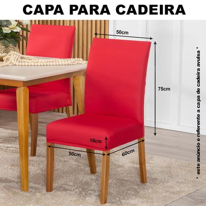 Imagem de Kit Capa Para Cadeira 04 Unidades Tecido Malha Gel