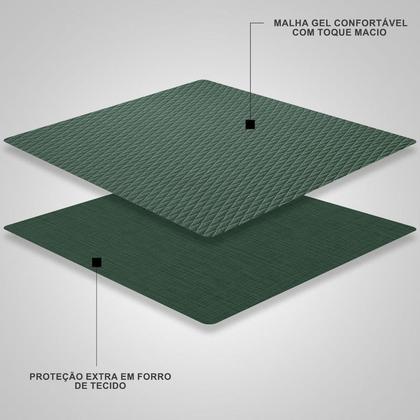 Imagem de Kit Capa para Cadeira Jantar 6 Lugares Matelada Dupla Verde