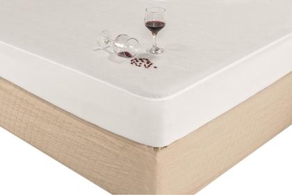 Imagem de Kit capa para colchao e travesseiros casal queen box impermeavel com elastico no colchao e ziper no travesseiro, ideal para colchão de até 40cm de alt