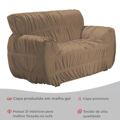 Imagem de Kit Capa Para Sofa 2/3 Lugares 21 Elasticos Varias Cores