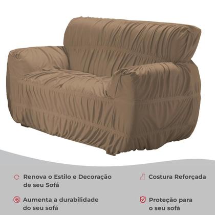Imagem de Kit Capa Para Sofa 2/3 Lugares 21 Elasticos Varias Cores