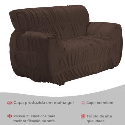 Imagem de Kit Capa Para Sofa 2/3 Lugares 21 Elasticos Varias Cores