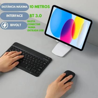 Imagem de Kit Capa Para Tablet Samsung A9 Plus 11' +Suporte + Teclado Mouse + Caneta