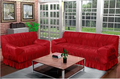 Imagem de Kit Capa Protetor De Sofá King Malha 21 Elásticos 2 E 3 Lugares