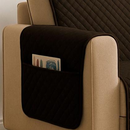 Imagem de Kit Capa Protetor de Sofá Retratil 2 e 3 Lugar Reclinável com Porta Objetos 5 Lugares Matelado