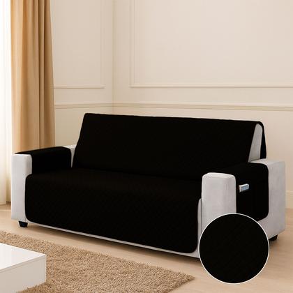 Imagem de Kit Capa Protetor De Sofá Retratil Reclinável 4 Lugares King com Viés Matelado Com Bolso Lateral Varias Cores