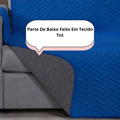 Imagem de Kit Capa Protetor Pet Sofa Matelado 2 e 3 Lugares Macio Reclinavel Retratil Macio Basico Simples