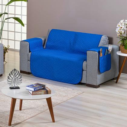Imagem de Kit Capa Protetor Pet Sofa Matelado 2 e 3 Lugares Macio Reclinavel Retratil Macio Basico Simples