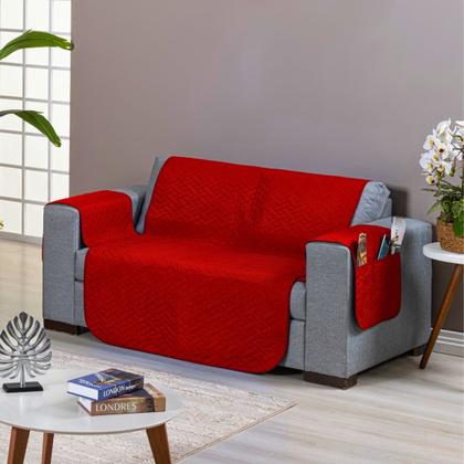 Imagem de Kit Capa Protetor Pet Sofa Matelado 2 e 3 Lugares Macio Reclinavel Retratil Macio Basico Simples