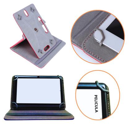 Imagem de Kit Capa Protetora Giratória Personalizada + Película p/ Tab M7 Wi-Fi