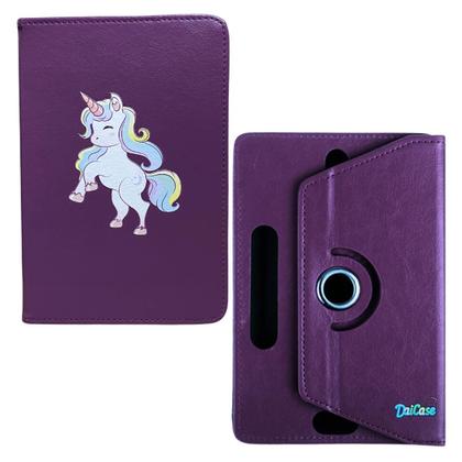 Imagem de Kit Capa Protetora Giratória Personalizada + Película p/ Tab M7 Wi-Fi
