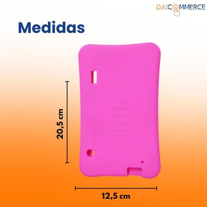 Imagem de Kit Capa Silicone + Película para Tablet 7" Wi-Fi / GO / Elite / Mirage