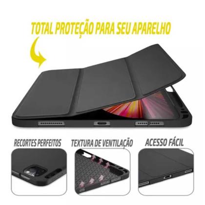 Imagem de Kit Capa Smart P/galaxy Tab S9 Plus 12.4+pelicula+caneta
