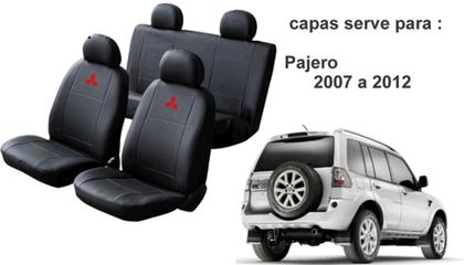 Imagem de Kit Capa Sofisticada Pajero 2007 a 2012 com Tapete Exclusivo e Capa de Volante