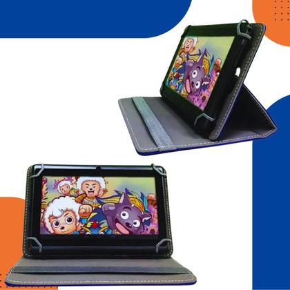 Imagem de Kit Capa suporte para tablet, Mirage 7 Polegadas Estampa fada + Película de Vidro