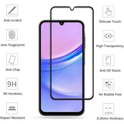 Imagem de Kit Capa Transparente + Película 3D de Vidro para Samsung Galaxy A15