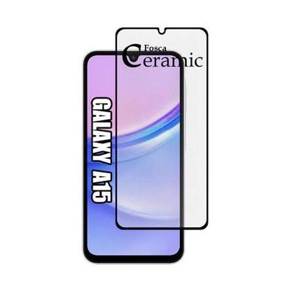 Imagem de Kit Capa Transparente + Película Cerâmica Fosca + Anel suporte para Samsung Galaxy A15