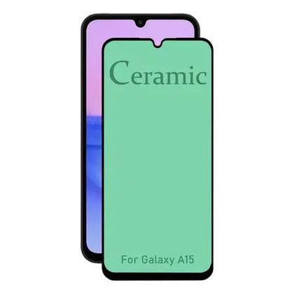 Imagem de Kit Capa Transparente + Película de Cerâmica + Anel Suporte para Samsung Galaxy A15