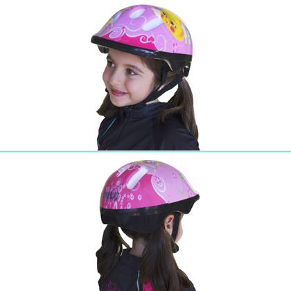 Imagem de Kit Capacete Cotoveleira Joelheira Munhequeira Infantil Crianca Bike Skate Cores