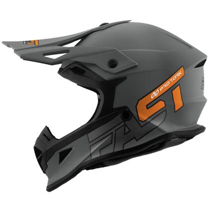 Imagem de Kit Capacete Pro Tork Fast 788 Grey Fosco + Óculos Pro Tork Blast 