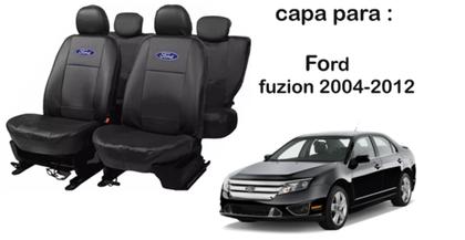 Imagem de Kit Capas Couro Ford Fusion 2005-2011 + Volante e Chaveiro - Proteção Moderna