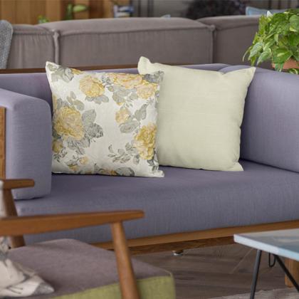 Imagem de Kit Capas de Almofadas Decorativas 45 x 45 Florais Estampadas