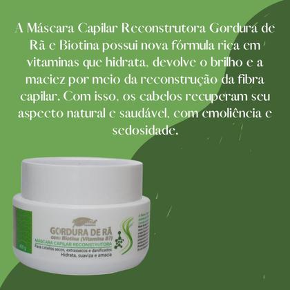 Imagem de Kit Capilar Alquimia Gordura de Rã com Biotina Profissional Reconstrutor