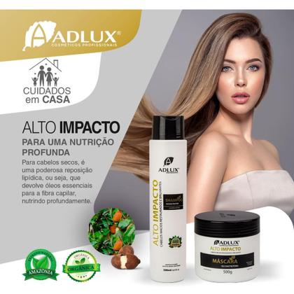 Imagem de Kit Capilar Alto Impacto  Nutrição, Brilho e Reconstrução Profunda dos Fios