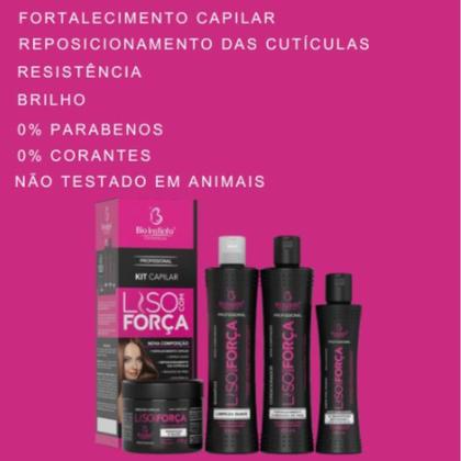 Imagem de Kit Capilar Liso Com Força Redução De Frizz - Bio Instinto