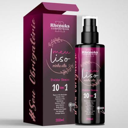 Imagem de Kit Capilar Liso com Força Tratamento Capilar e Protetor Térmico Meu Liso