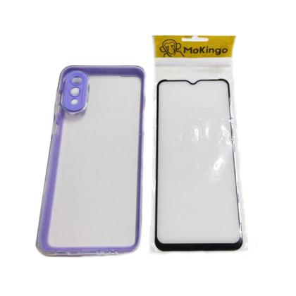 Imagem de Kit Capinha de Celular Galaxy A02 + Película Vidro + Case Câmera