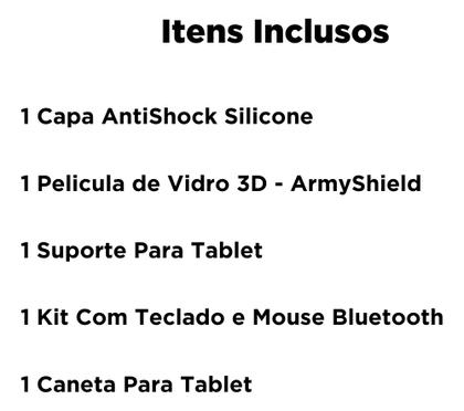 Imagem de Kit Capinha P/ Galaxy Tab A9 Plus+ Teclado E Mouse Bluetooth