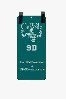 Imagem de Kit Capinha TPU Anti Impacto + Película de Cerâmica 9D Flexível para Moto Edge 60