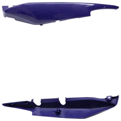 Imagem de Kit Carenagem CG 125 Fan 2009 2010 2011 2012 2013 Azul Acabamento Liso 6 Peças