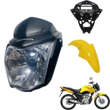 Imagem de Kit Carenagem Cg Fan 125 Modelo 2014 / 2015 Completo Modelo Gasolina