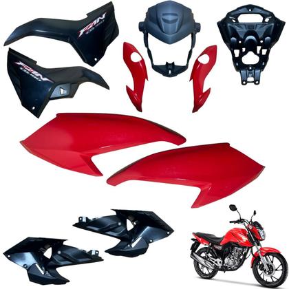 Imagem de Kit Carenagem Cg Fan 160 Modelo 2022 / 2024 Completo