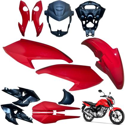 Imagem de Kit Carenagem Cg Fan 160 Modelo 2022 / 2024 Completo