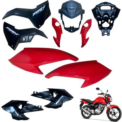 Imagem de Kit Carenagem Cg Fan 160 Modelo 2022 / 2024 Completo