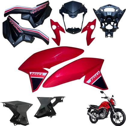 Imagem de Kit Carenagem Cg Titan 160 Modelo 2016 / 2021 Completo