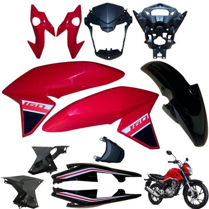 Imagem de Kit Carenagem Cg Titan 160 Modelo 2016 / 2021 Completo