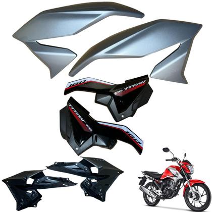 Imagem de Kit Carenagem Cg Titan 160 Modelo 2022 / 2024 Completo Novo