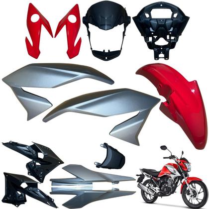 Imagem de Kit Carenagem Cg Titan 160 Modelo 2022 / 2024 Completo Novo
