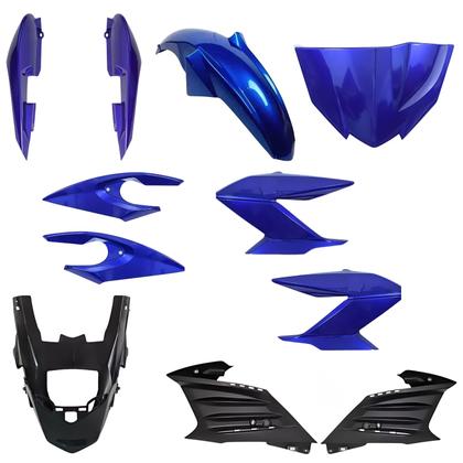 Imagem de Kit carenagem completo traseiro dianteiro fazer 150 azul 2020 2021 2022