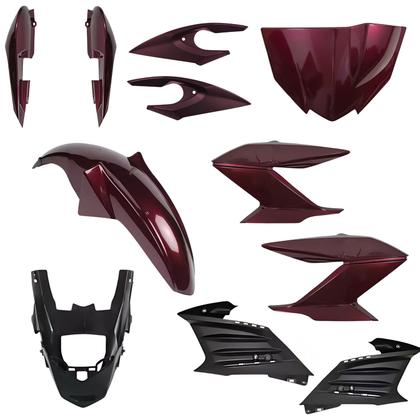 Imagem de Kit carenagem completo traseiro dianteiro fazer 150 magenta 2016 2017 2018