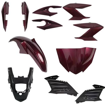 Imagem de Kit carenagem completo traseiro dianteiro fazer 150 magenta 2016 2017 2018